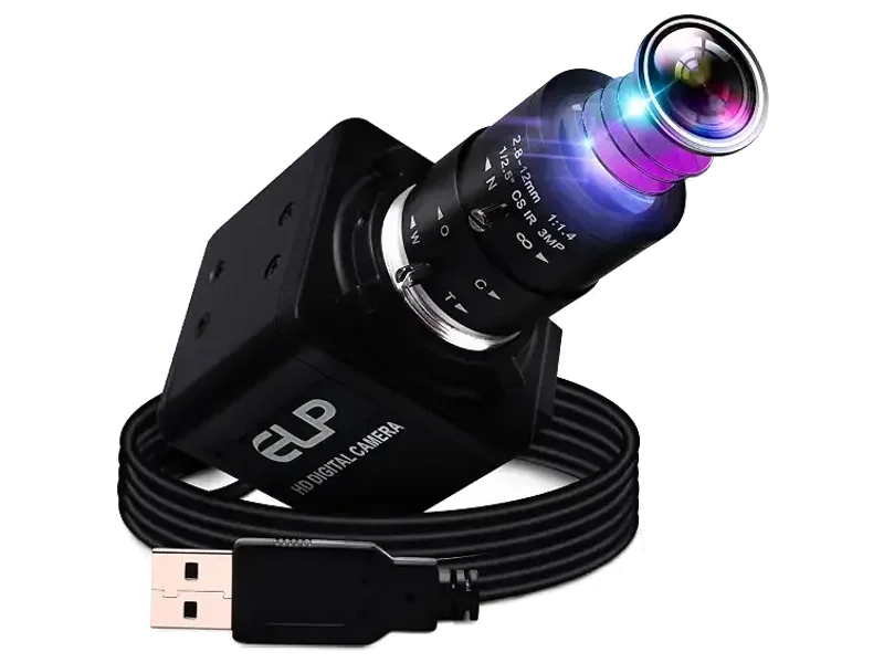 260fps Variable Focus USB Camera 10X Optical Zoom Webcam for Computer