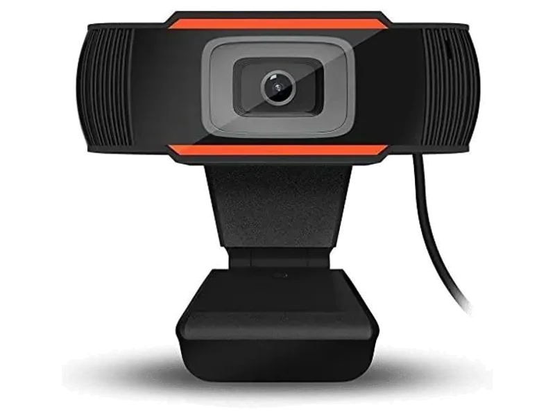 EnterGo clear vision VGA Webcam 480p, with Microphone, Night vision, USB Connectivity