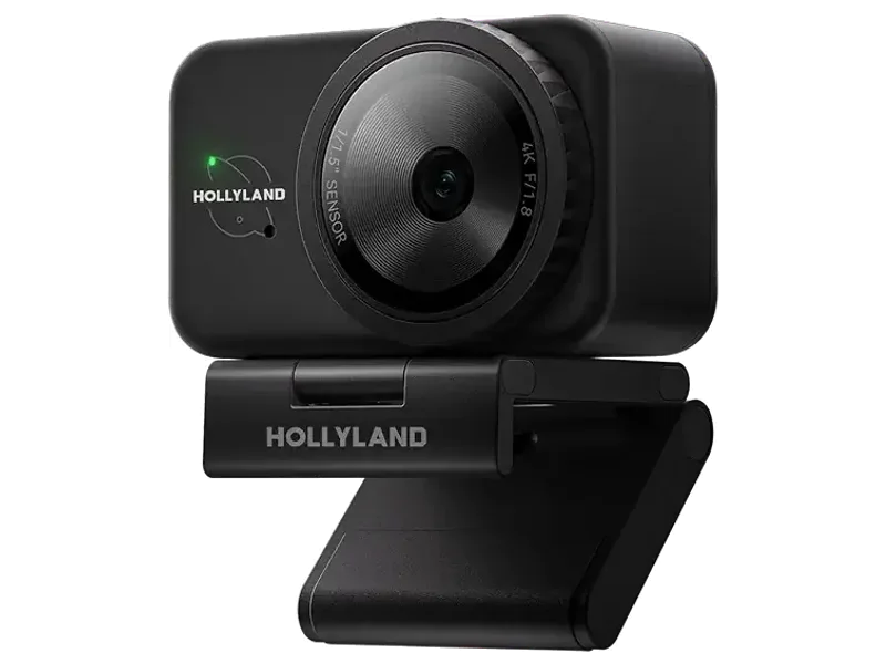 Hollyland Lyra Webcam UHD 4K Webcam for PC, 1/1.5" Sensor, Auto Framing, PDAF, Control for Live Streaming, Video Calls, Gaming, Works with Zoom, Teams, Twitch & More