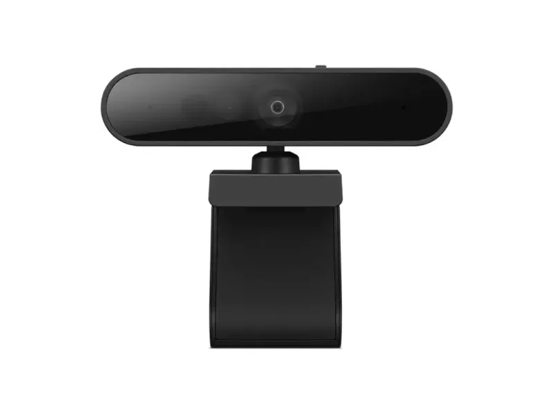 Lenovo HD 1080p Webcam (510 FHD)- Black w/ 4X Digital Zoom, 95° Wide Angle, 360° Rotation Pan & Tilt, Dual Microphones & Windows Hello