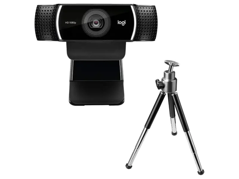 Logitech Digital C922 Pro Stream Full HD Webcam 1080p, with Microphone, USB Connectivity, for HD Video Streaming Recording 720P At 60FPS