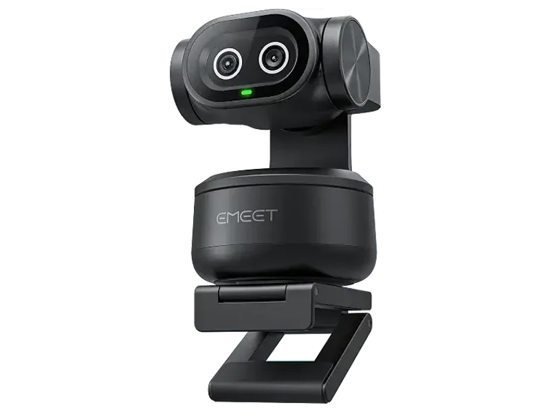eMeet PIXY Webcam with AI Tracking, 0.2s Autofocus, Sony Sensor, Triple Microphone Array, Gesture Control, Preset Positions, Streaming Camera Compatible with OBS, Twitch, Switch 2, PC & Laptop (PIXY)